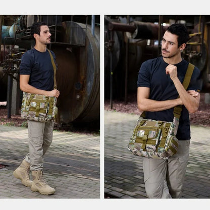 Waterproof Tactical Military Multi-Pocket Crossbody Bag