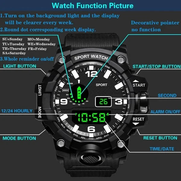 Multifunctional outdoor sports watch